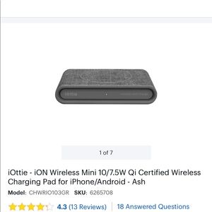 Brand new Lottie charging pad